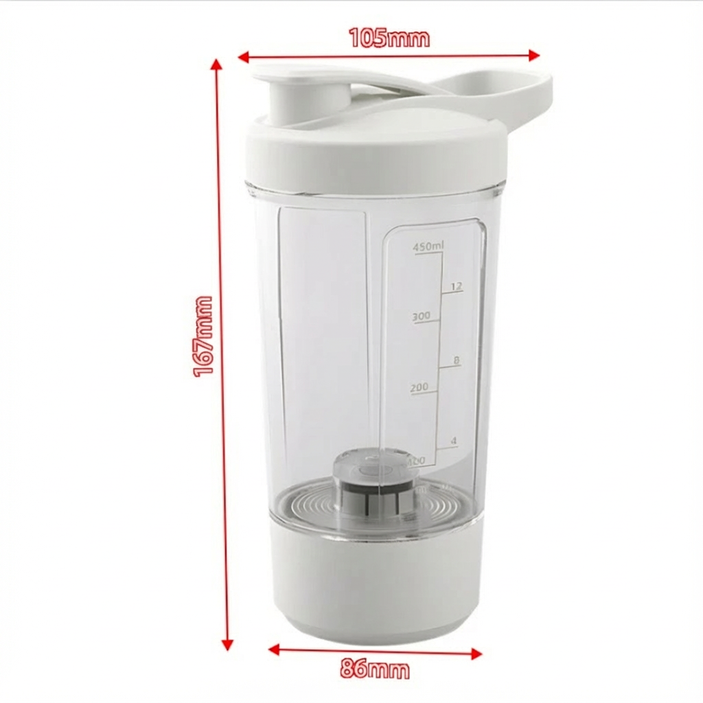 Electric Blender Cup Portable Blender Cup Milk Powder Protein Powder Blender Automatic Shaker Cup Home Travel Outdoor Sports Gym