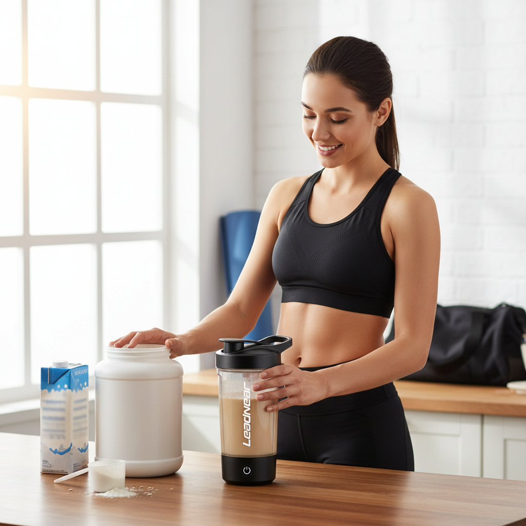 Electric Blender Cup Portable Blender Cup Milk Powder Protein Powder Blender Automatic Shaker Cup Home Travel Outdoor Sports Gym